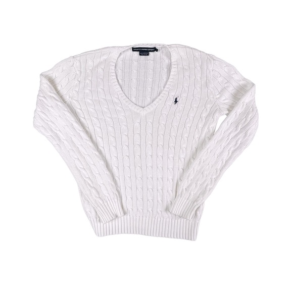 Ralph Lauren Sweaters Ralph Lauren Sport Mens White Sweater Size L
